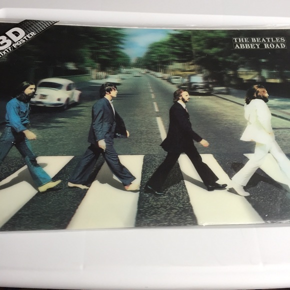 Other - Abbey Road 3D Poster BEATLES Lenticular 11x17
